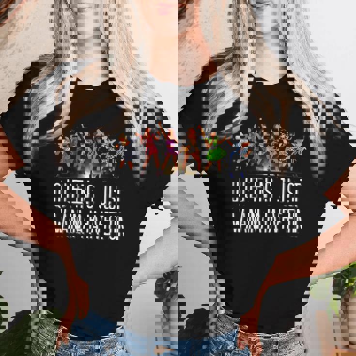 Six Queens Just Wanna Have Fun シアターミュージカル レディースTシャツ 彼女への贈り物