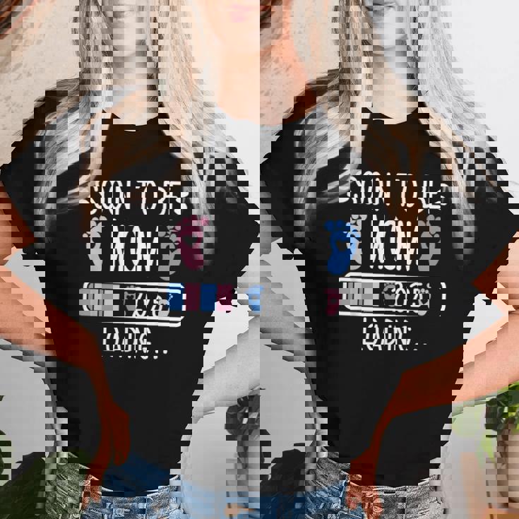 Soon To Be Mom 2025 妊娠中のお知らせ 2025 レディースTシャツ 彼女への贈り物