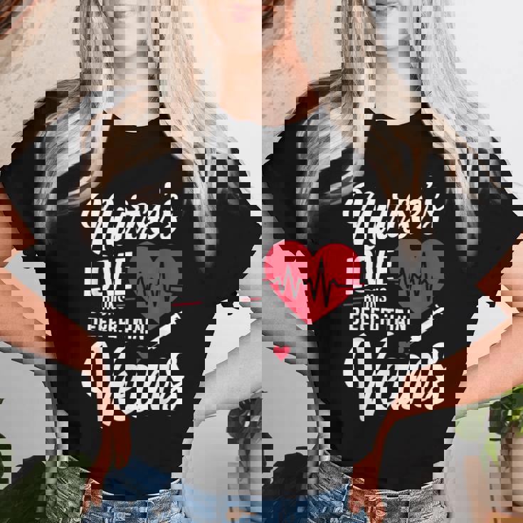 かわいい 看護師 看護デザイン 女性 男性 面白い 看護師 レディースTシャツ 彼女への贈り物