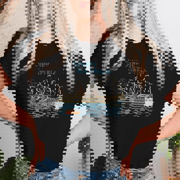 オーストラリアシドニーシティお土産ギフト 男性 女性 レディースTシャツ 彼女への贈り物