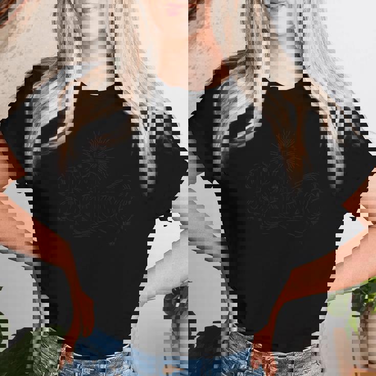 クリスチャン イエス クロス キリスト クリスチャン男性女性を信じます レディースTシャツ 彼女への贈り物