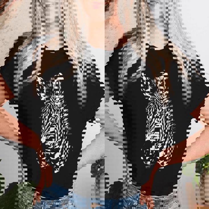 グラフィック ワイルド ゼブラ グラフィック メンズ レディース 男の子 女の子 レディースTシャツ 彼女への贈り物