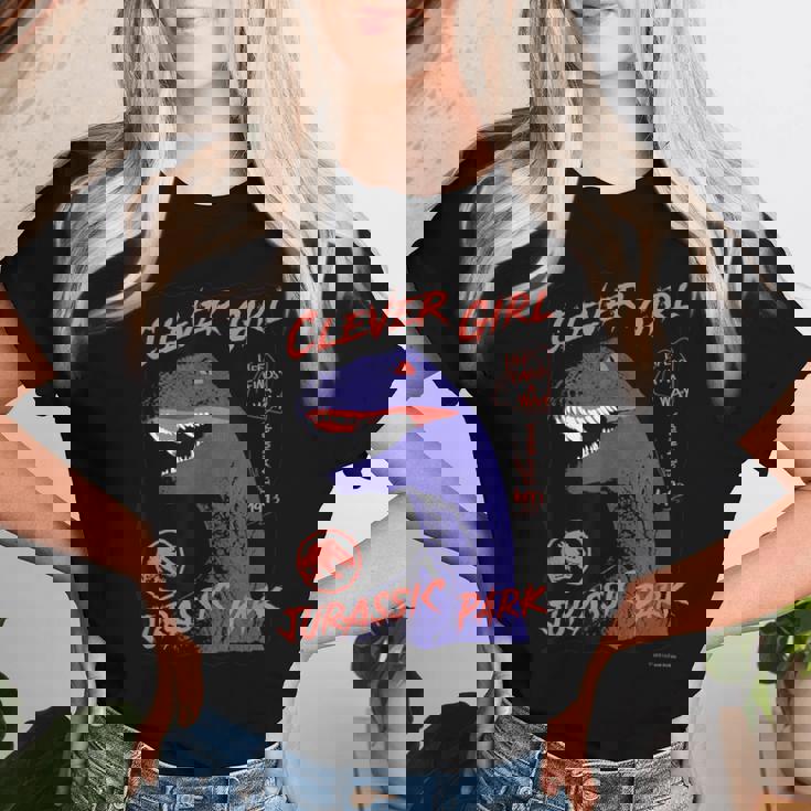 ジュラシック・ワールド Clever Girljurassic Park レディースTシャツ 彼女への贈り物