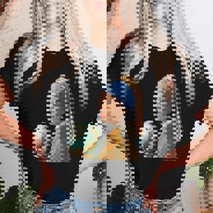 ボーリング 面白いtシャツ フェルメール ボウリング おもしろ ネタ 服 メンズ おもしろグッズ 大人 女性 ボウラー レディースTシャツ 彼女への贈り物