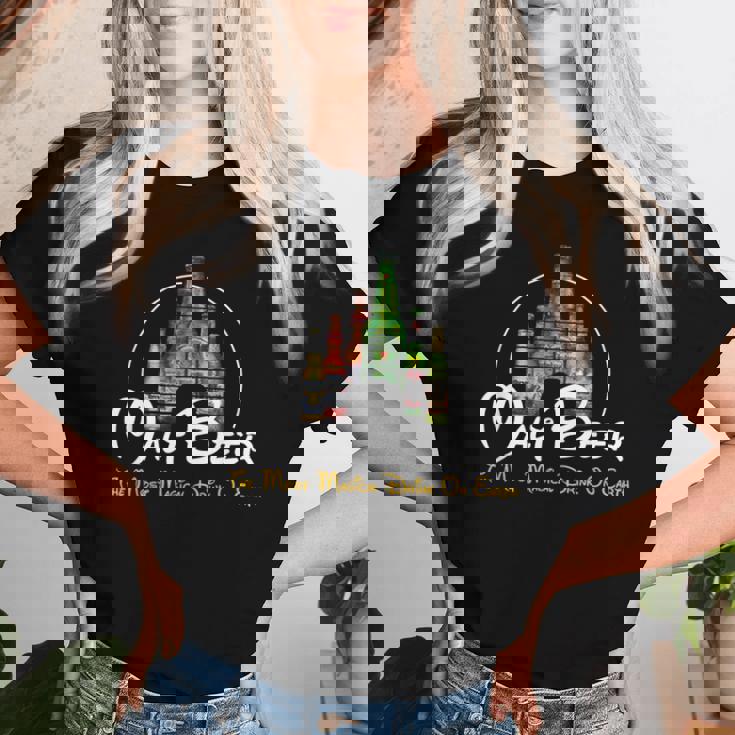 モルトビールパロディー Malt Beer Most Magical Drink On Earth レディースTシャツ 彼女への贈り物