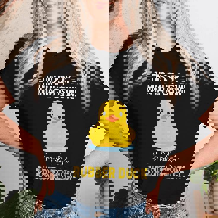 ラバーダックシャツ I'm Really A Rubber Duck レディースTシャツ 彼女への贈り物
