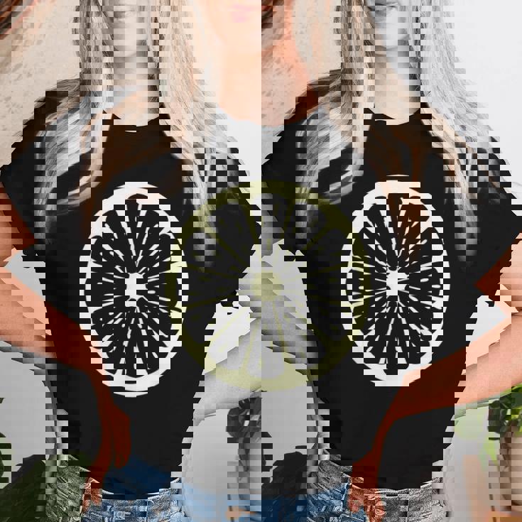 レモン、コスチューム、フルーツ、コスチューム、女性、男性、子供 レディースTシャツ 彼女への贈り物