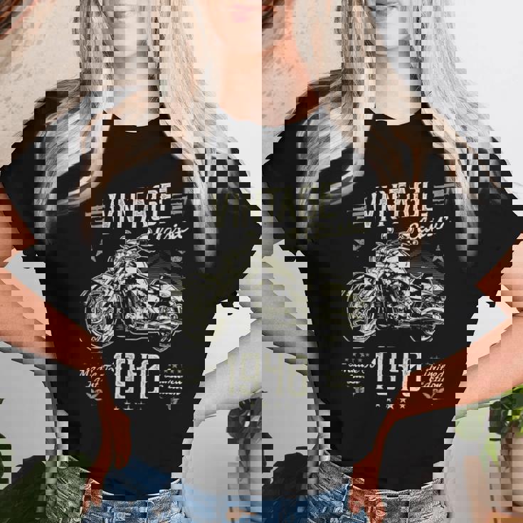 ヴィンテージ 1940 85 歳の誕生日プレゼント 男性 女性 85 歳 レディースTシャツ 彼女への贈り物