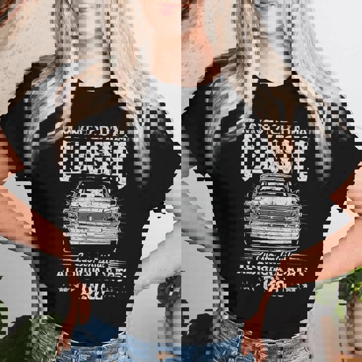 ヴィンテージ 1980 45 歳の誕生日プレゼント 男性 女性 45 歳 レディースTシャツ 彼女への贈り物