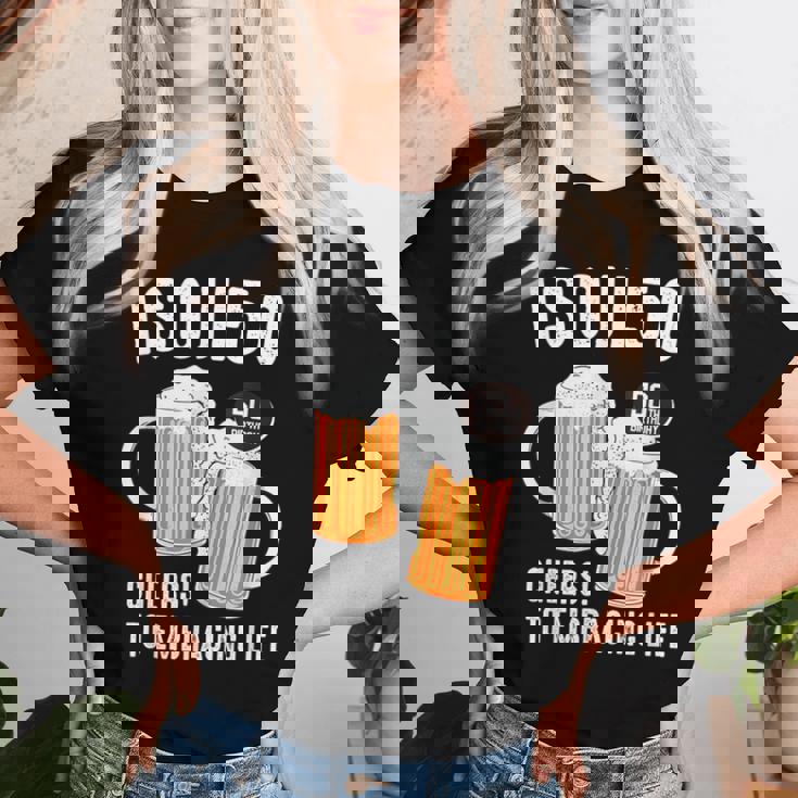 五十歳 五十路 ビール好き 酒好き 父 母 男性 女性 50歳お祝い Cheers To Embracing Life レディースTシャツ 彼女への贈り物