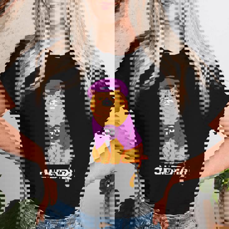 古希祝い 猫 ねこ ちゃんちゃんこ 男性 女性 猫好き 古希 お祝い 70歳 かわいい おもしろ オレンジ猫 レディースTシャツ 彼女への贈り物