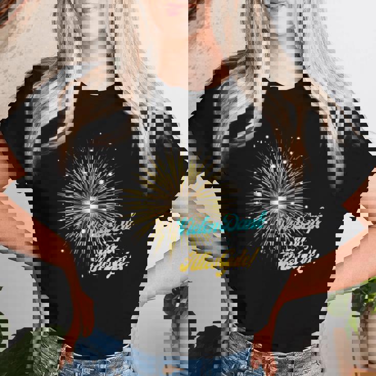 感謝 幸運 花火 レディースTシャツ 彼女への贈り物