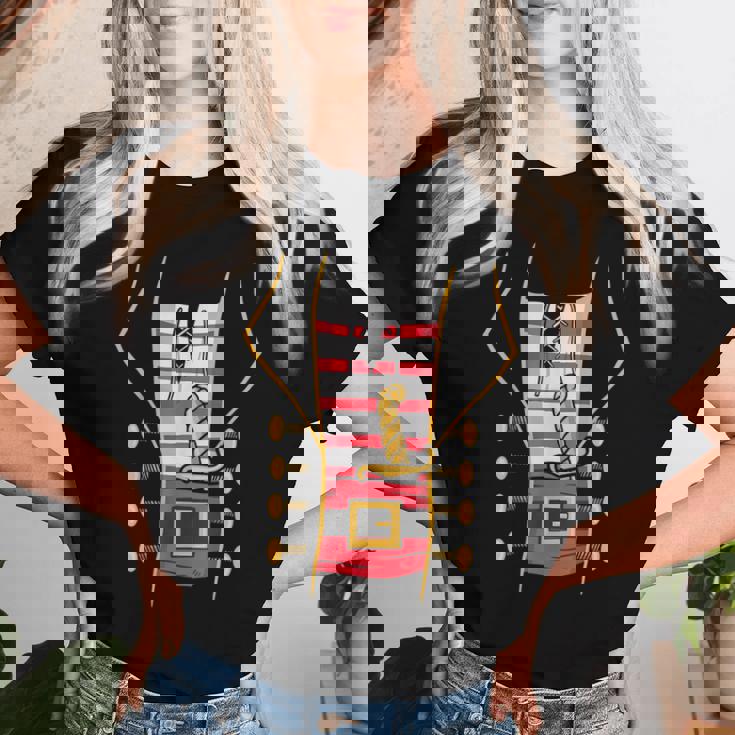 海賊、衣装、子供、女性、男性、子供、男の子、女の子 レディースTシャツ 彼女への贈り物