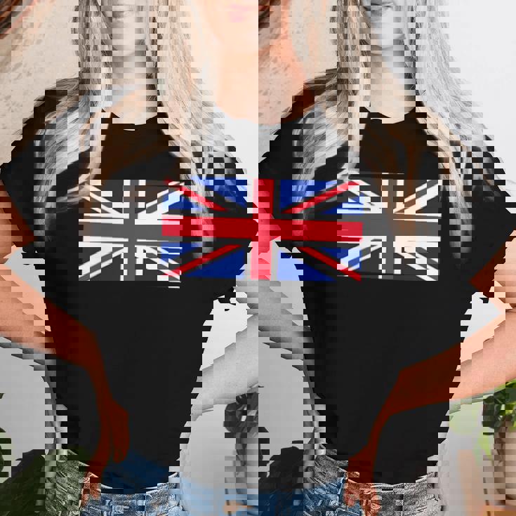 素晴 イギリス国旗 British Flag ユニオンジャック 旗 男性用、女性用 レディースTシャツ 彼女への贈り物
