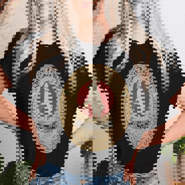 脱兎ビール うさぎ ウサギ 兎 Beer 麦酒 ラベル レトロ 昭和 瓶ビール メンズ レディース キッズ グッズ レディースTシャツ 彼女への贈り物