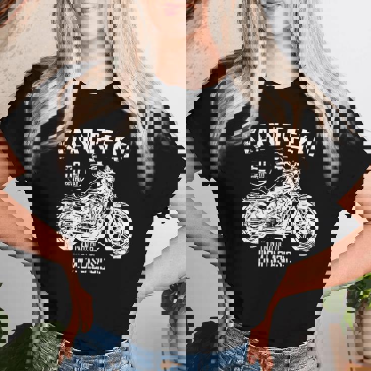 還暦祝い バイク好き 車好き 父 男性 女性 クラシックバイク 60歳 I'm Not Old I'm Classic レディースTシャツ 彼女への贈り物