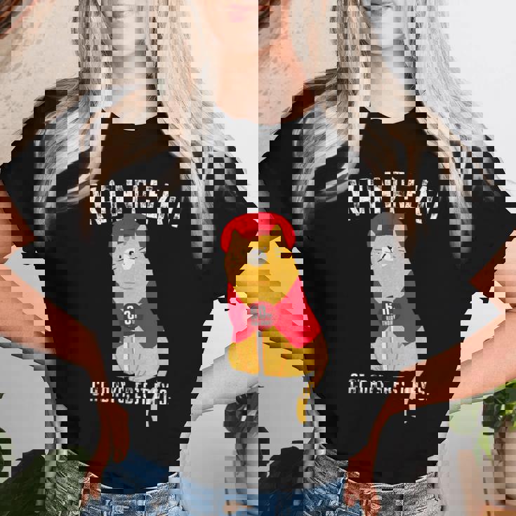 還暦祝い 猫 ねこ ちゃんちゃんこ 男性 女性 猫好き 60歳 Cat Days Best Days レディースTシャツ 彼女への贈り物