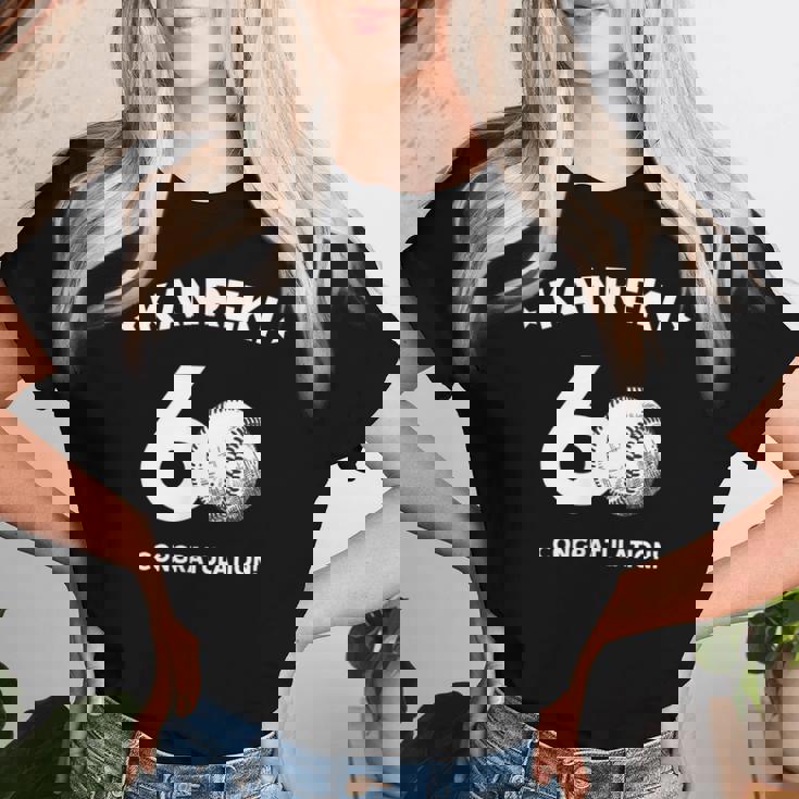 還暦祝い 男性 女性人気 60歳 おしゃれ 野球 アメリカンスタイル レディースTシャツ 彼女への贈り物