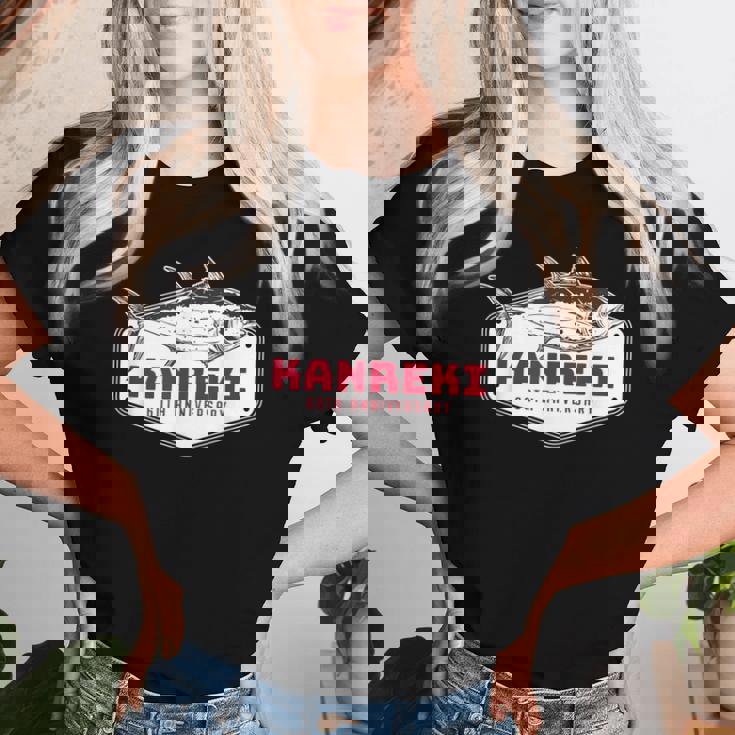 還暦祝い 釣り好き お魚好き 男性 女性人気 父の日 60歳 誕生日 おしゃれ レディースTシャツ 彼女への贈り物