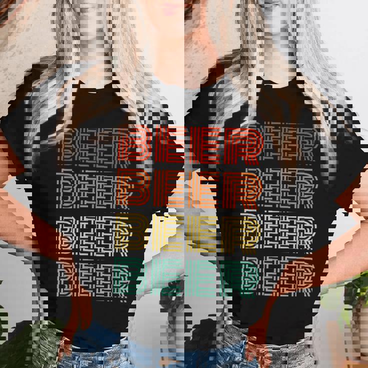 面白いtシャツ 酒 ビール Beer 飲み おもしろ 英語 文字入り 飲み会 酒好き メンズ レディース レディースTシャツ 彼女への贈り物