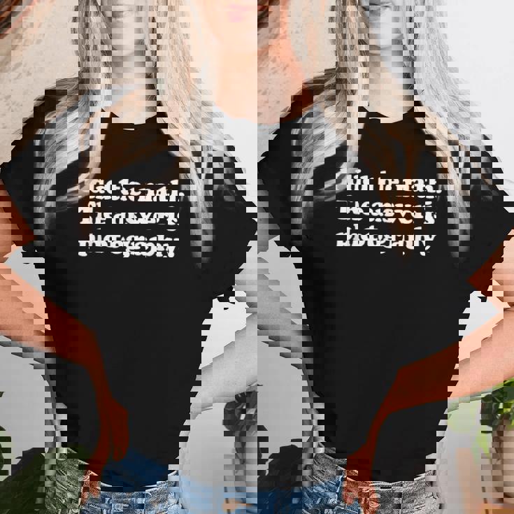 面白い写真や写真家、女の子、男の子、男性、女性。 レディースTシャツ 彼女への贈り物