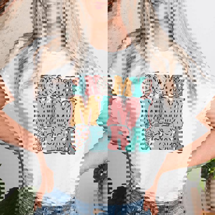 In My Mimi Era Groovy Leopardmile Face New Grandma Grandma 長袖tシャツ レディースTシャツ 彼女への贈り物