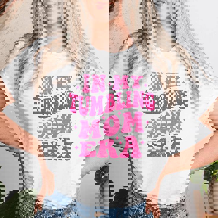 In My Tumbling Mom Era Tumbling Mom Lovers 母の日 長袖tシャツ レディースTシャツ 彼女への贈り物
