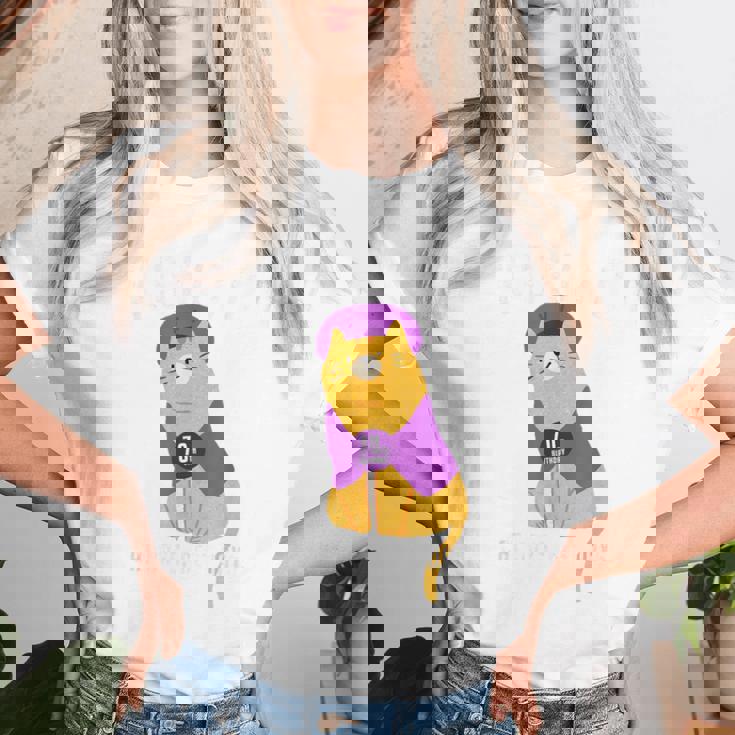 古希祝い 猫 ねこ ちゃんちゃんこ 男性 女性 猫好き 70歳 Cat Days Best Days レディースTシャツ 彼女への贈り物