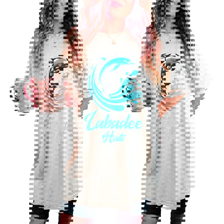 Labadee ハイチ お土産 ハイチの休暇 男性 女性 リマインダー レディースオーバーサイズコンフォートTシャツ