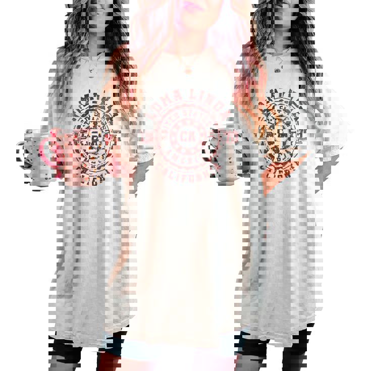 Loma Linda Ca レディースオーバーサイズコンフォートTシャツ