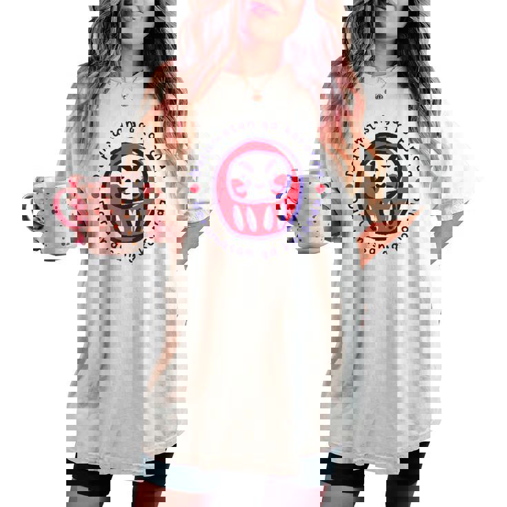 だるま 達磨 だるまさんがころんだ お正月 新年 かわいい おもしろ おしゃれ 男性 女性 キッズ レディースオーバーサイズコンフォートTシャツ だるま 達磨 だるまさんがころんだ お正月 新年 かわいい おもしろ おしゃれ 男性 女性 キッズ レディースオーバーサイズコンフォートTシャツ