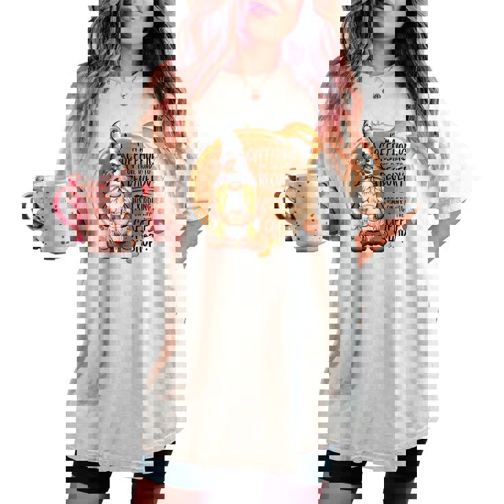 コーヒーホリック ノーム On The Road To Recovery Coffee Lover レディースオーバーサイズコンフォートTシャツ