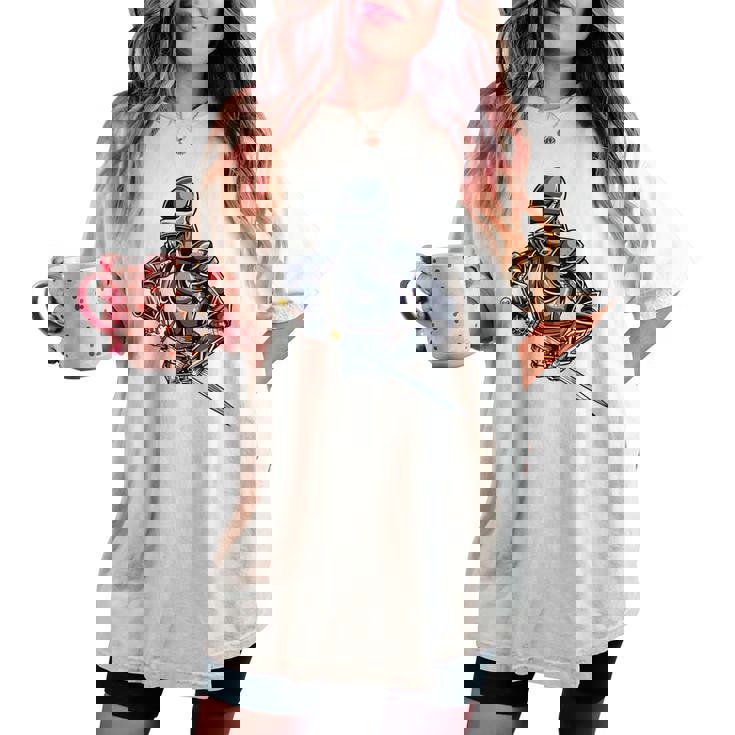 中世の兵士 騎士 戦士 ギフト 男性 女性 子供 男の子 レディースオーバーサイズコンフォートTシャツ