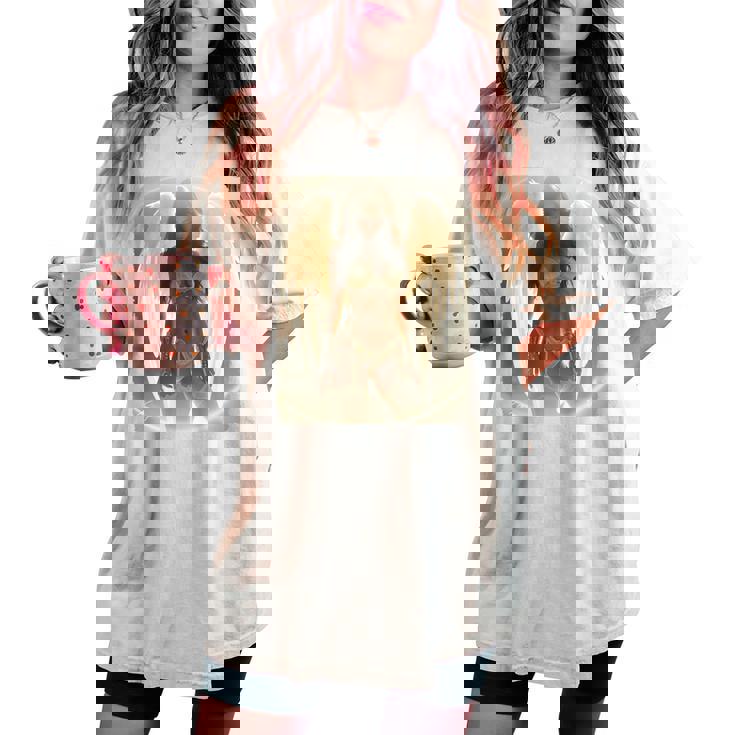 Pinup Girl 男性用 セクシーエンジェルガール 2 バックプリント レディースオーバーサイズコンフォートTシャツ