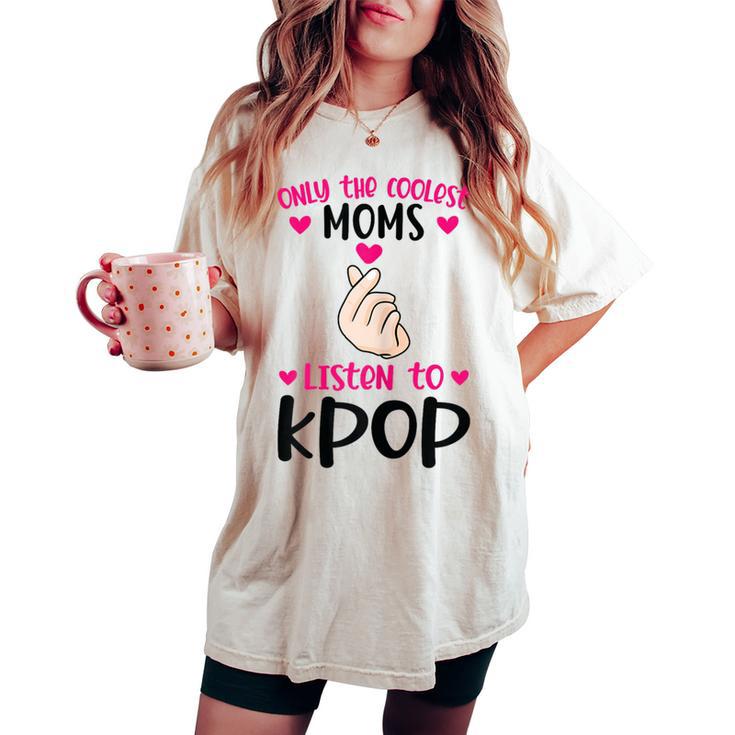 Seules Les Mamans Les Plus Cool Écoutent Les Produits Kpop Kpop T-shirt oversize confortable pour femme