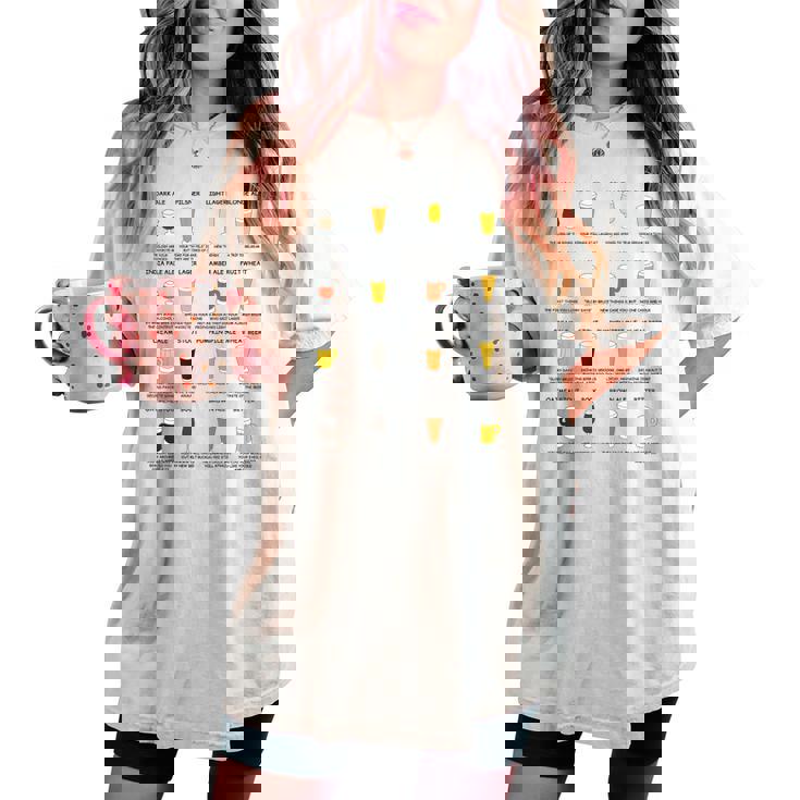 What Your Beerays About You ビールスタイルtシャツ レディースオーバーサイズコンフォートTシャツ