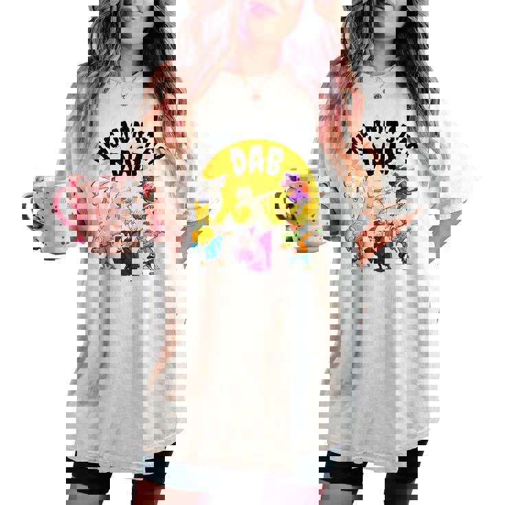 ハロウィン ダビングゾンビ 魔女と怪獣 男の子 女の子 キッズ レディースオーバーサイズコンフォートTシャツ