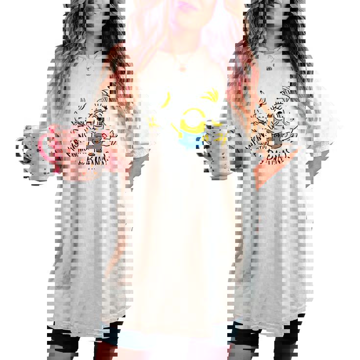 ミニオン Powered By Bananas レディースオーバーサイズコンフォートTシャツ