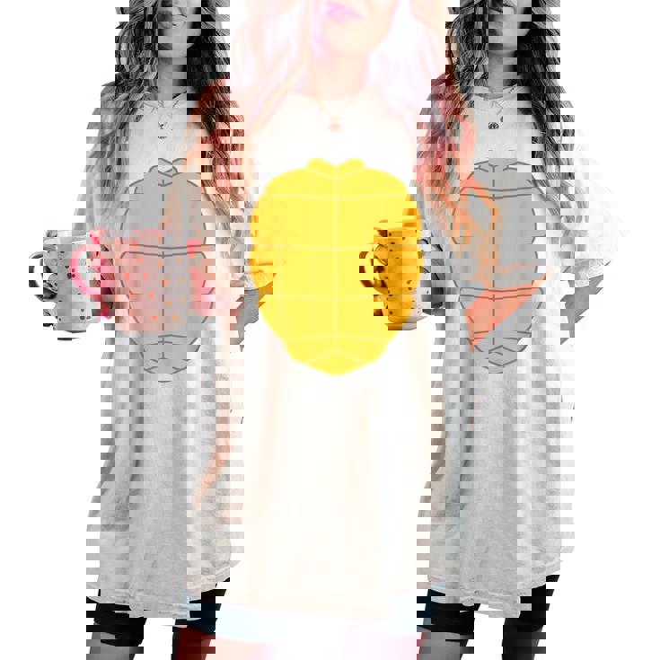 亀甲 亀腹 ハロウィン 衣装 キッズ 男の子 女の子 レディースオーバーサイズコンフォートTシャツ