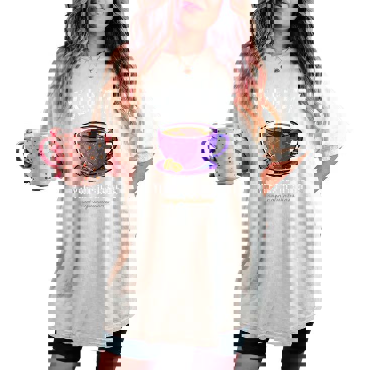 喜寿祝い コーヒー好き 父 男性 女性 喜寿 お祝い コーヒー コーヒー人生 77歳 おしゃれ レディースオーバーサイズコンフォートTシャツ