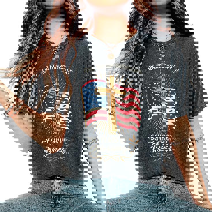 250 Years Of Blessing 250Th Anniversary Christian Usa Women's Oversized Comfort T-Shirt