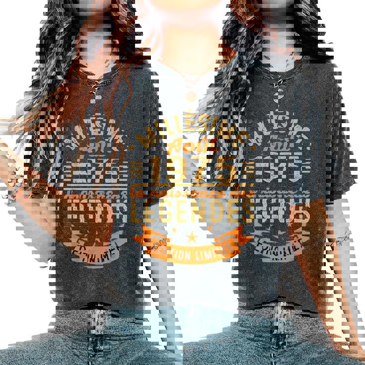 Millésime Août 1975 Cadeau Anniversaire Août 1975' T-shirt