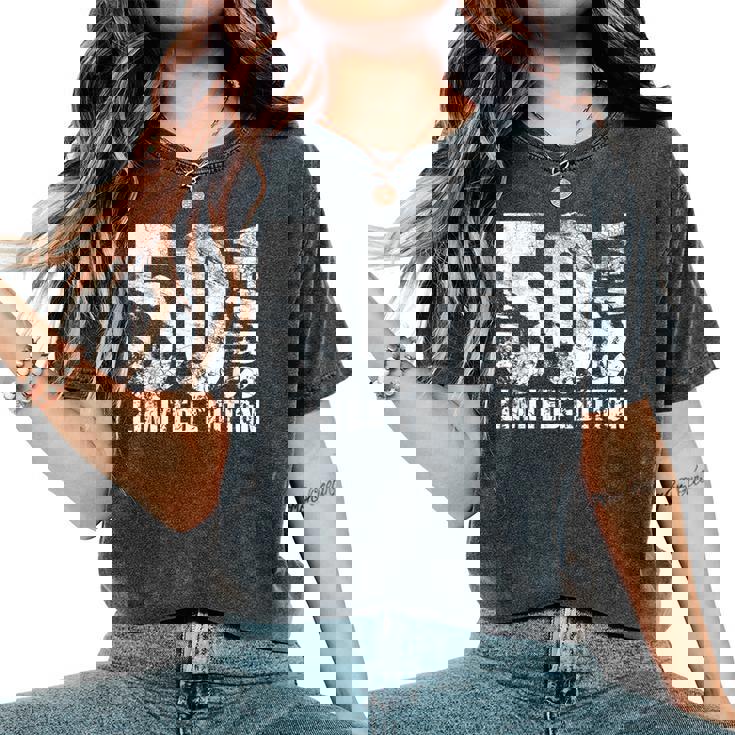 50歳 男性 ギフト 50歳 誕生日プレゼント 女性用 レディースオーバーサイズコンフォートTシャツ