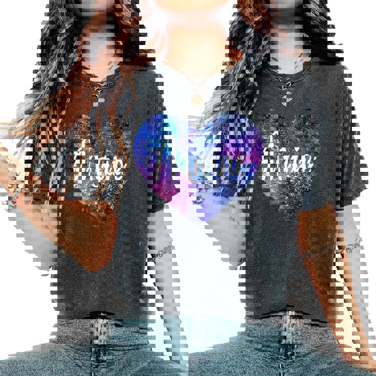 Amo A Maine Para Es Camiseta extragrande cómoda para mujer