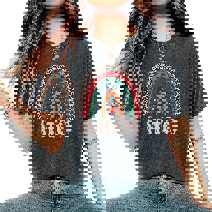 Baboo Rainbow Grandpa Grandfather Fathers Day Baboo Women's Oversized Comfort T-Shirt