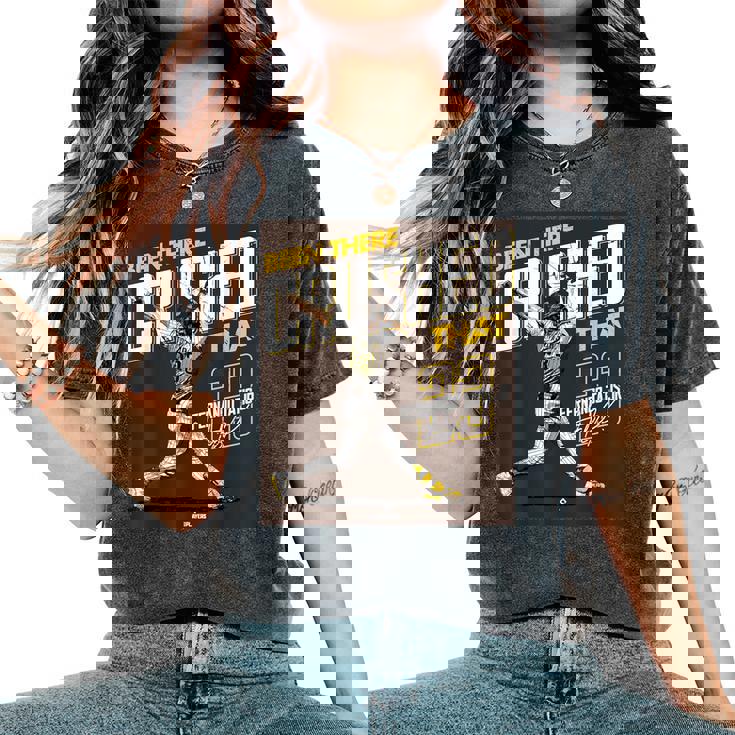 Been There Crushed That Fernando Tatis Jran Diego Mlbpa レディースオーバーサイズコンフォートTシャツ