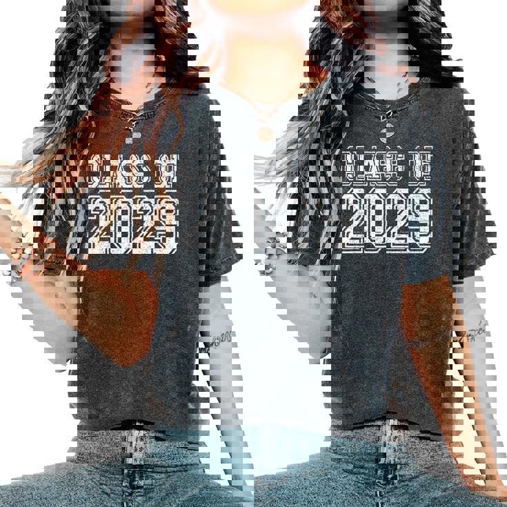 Class Of 2029 Graduate For Graduation レディースオーバーサイズコンフォートTシャツ