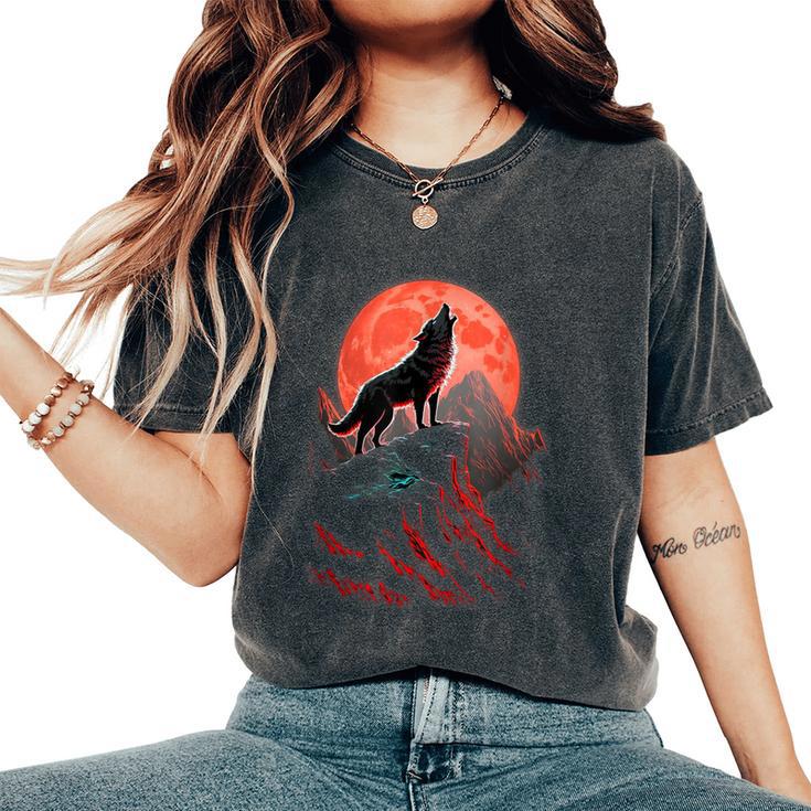 Disfraz De Lobo Para Niños Lobo Lobo Lobo Camiseta extragrande cómoda para mujer