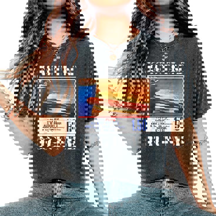 I Got That Dog In Me、 Hot Dog Meme レディースオーバーサイズコンフォートTシャツ