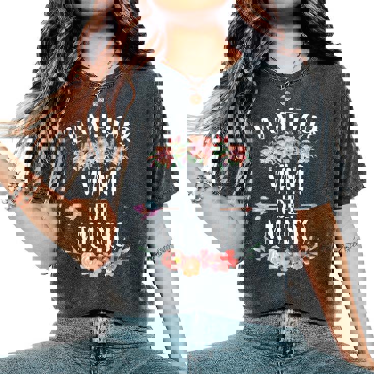 La Mejor Mami Del Mundo Español Mamá Floral Camiseta extragrande cómoda para mujer